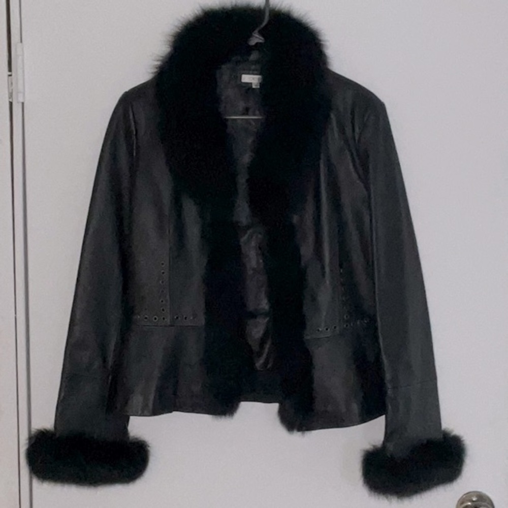 ✨Y2K Vintage Leather Jacket✨ ✨NWOT✨
